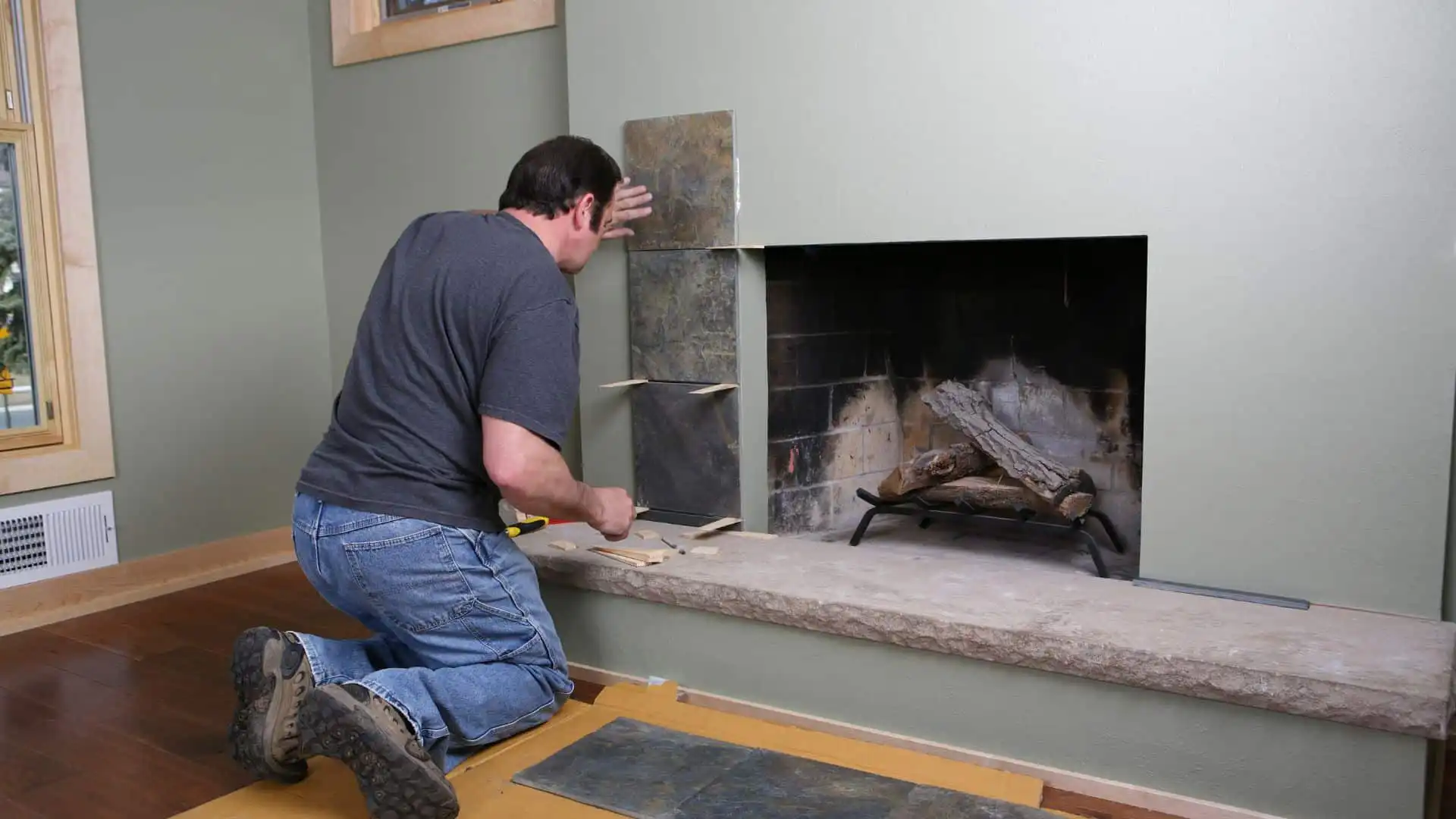 how to build fireplace surround in florida