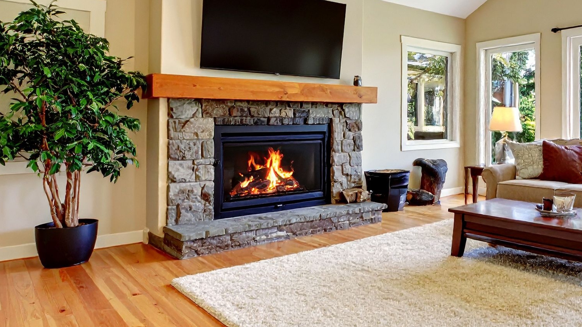 remodel fireplace with stone in tampa bay, fl