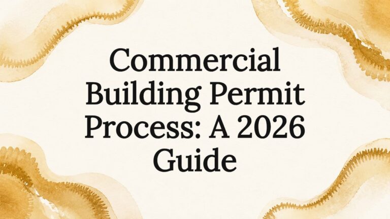 Decorative professional title card illustration
