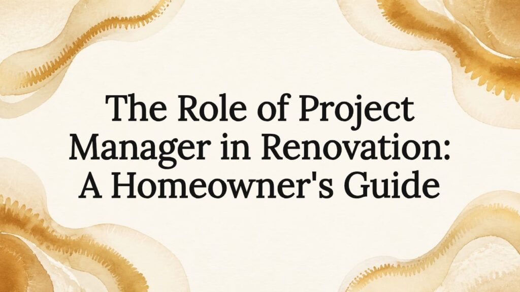 Decorative watercolor frame for article title